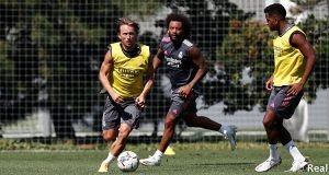Real Madrid entrena