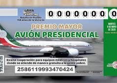 Anuncian ganadores de rifa de avión presidencial