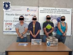 Detienen en Puerto Palomas a 4 presuntos narcotraficantes