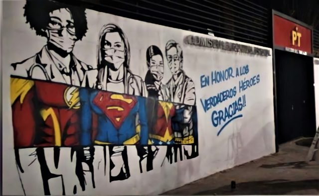 MURAL HEROES DE SALUD
