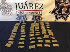 Sorprenden a sujeto con 59 envoltorios marihuana