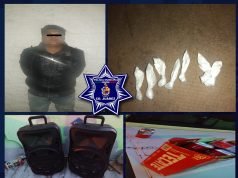En fiesta escandalosa cae sujeto con cocaína