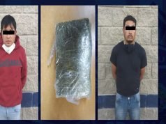 Les aseguran una libra de marihuana