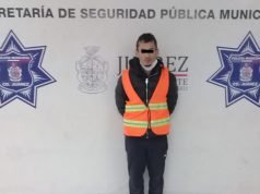 Cae un sujeto con cristal en la colonia El Papalote
