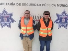 Cae pareja sentimental por robo a un comercio