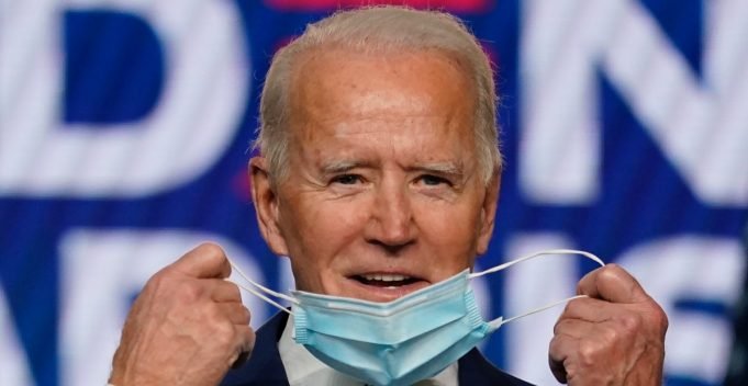 Biden instará a usar tapabocas en los primeros 100 días después de asumir el cargo
