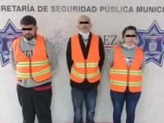 Detienen a 2 y una mujer con marihuana y cristal