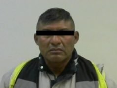 Agredió con machete y esposó a una mujer