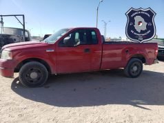 Asegura AEI pick up con reporte de robo