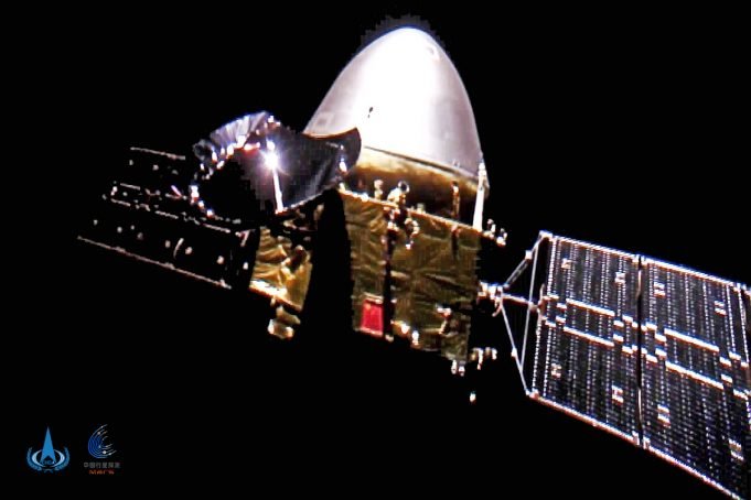 Sonda china Tianwen-1 se dirige al planeta rojo