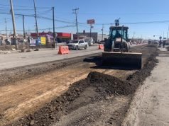 Inician labores de repavimentación de la calle Aeronáutica