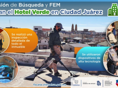Comisión de Búsqueda y FEM catean el Hotel Verde en Ciudad Juárez