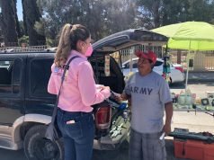 Escucha Daniela Álvarez las necesidades de colonias juarenses