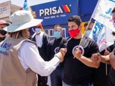 Continúa Maru Campos su gira de campaña por la entidad