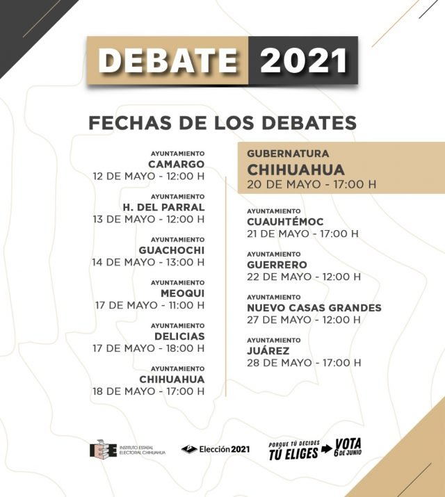 DEBATES CANDIDATOS