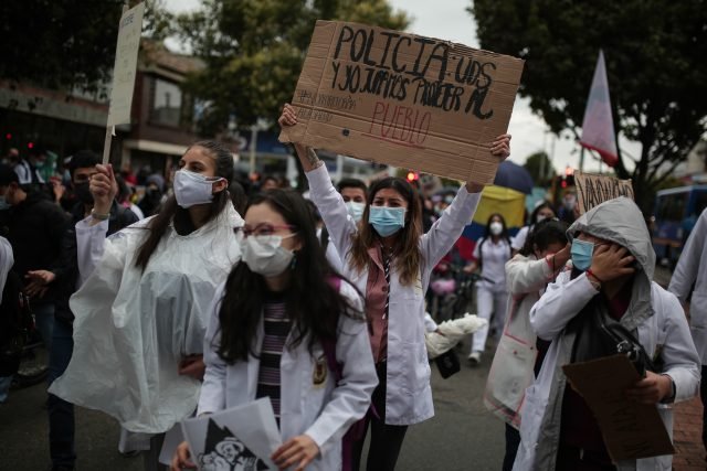 COLOMBIA-BOGOTA-PROTESTA