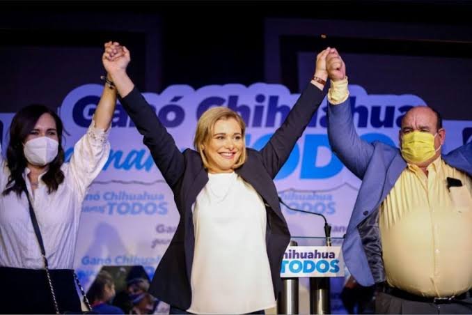Gana Maru Campos gubernatura, Pérez Cuéllar gana presidencia municipal