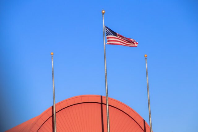 Bandera Estados Unidos Frontera