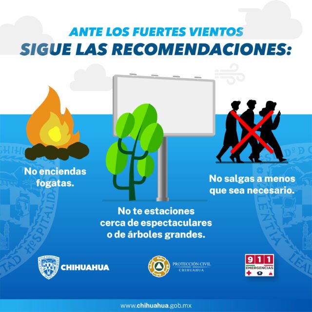 Vientos fuertes