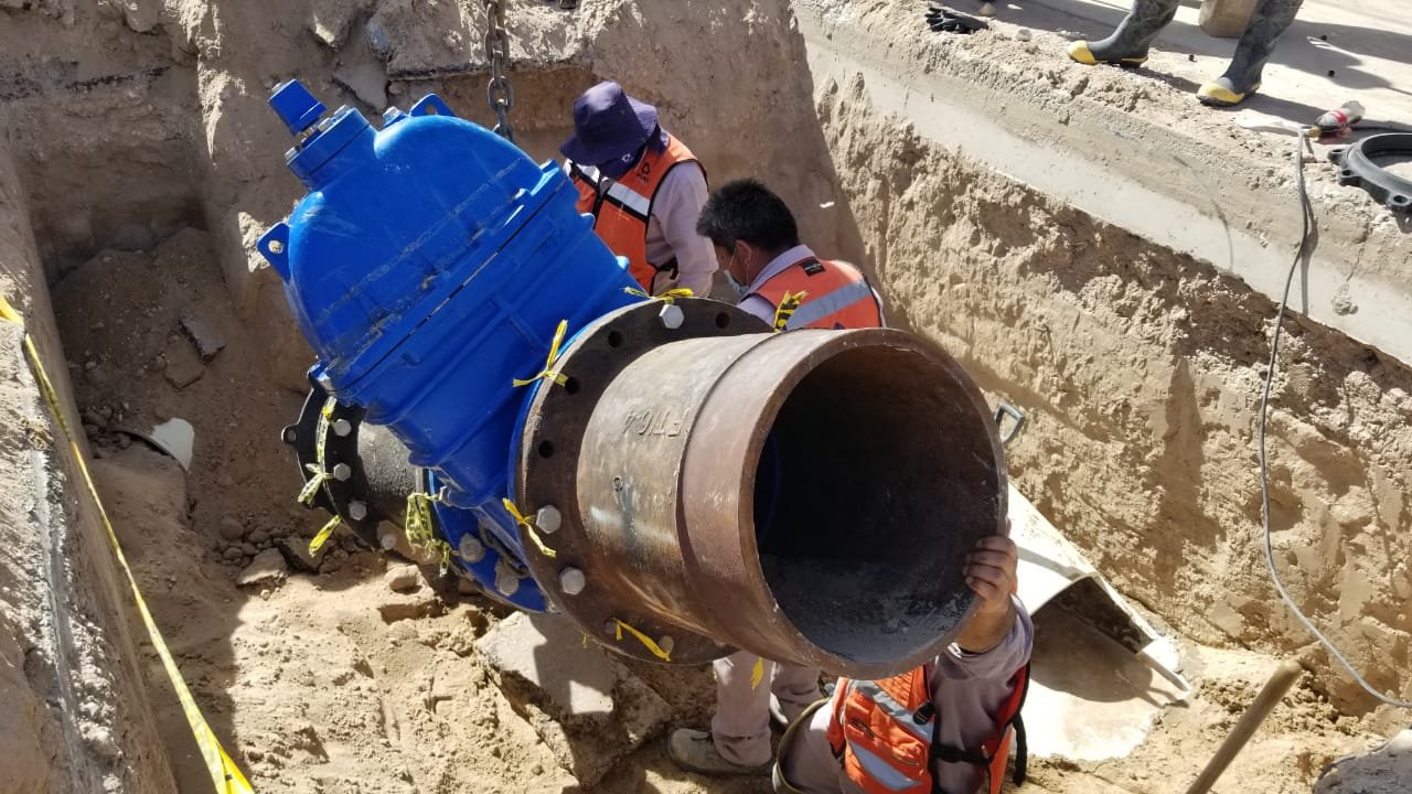 Suspensión de servicio por instalación de válvula en Anapra Suspensión de servicio por instalación de válvula en Anapra