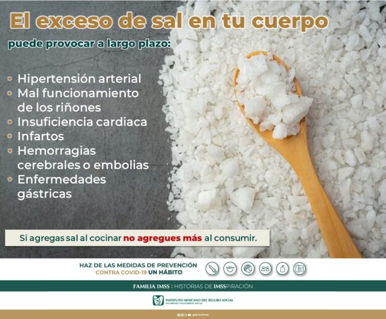 IMSS inicia semana para sensibilizar el consumo de sal