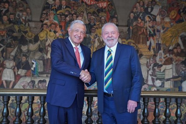 Recibe presidente mexicano a Lula da Silva Recibe presidente mexicano a Lula da Silva