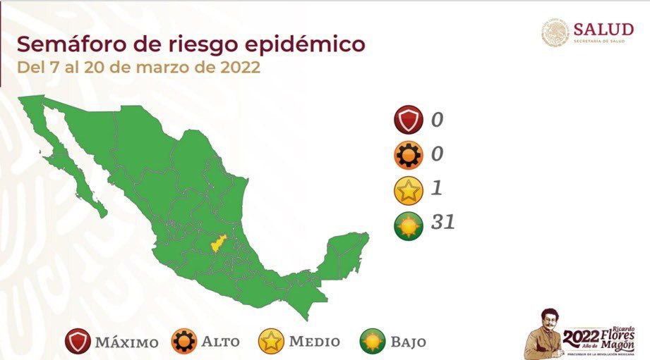 México pasa a semáforo verde casi en su totalidad; Querétaro se queda en amarillo México pasa a semáforo verde casi en su totalidad; Querétaro se queda en amarillo