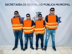 Persecución policiaca culmina con la detención de cuatro sujetos en posesión de una ametralladora