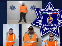 Agentes municipales detienen a cinco personas por el delito de violencia familiar