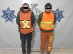Agentes Municipales detienen a dos sujetos por el delito de robo a plantel educativo
