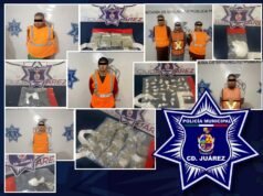 Policía municipal detiene a nueve presuntos narcomenudistas