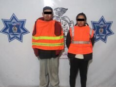 Arrestan a pareja sentimental en posesión de un arma de fuego y cartuchos útiles