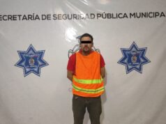 Agentes municipales detienen a sujeto por el delito de robo