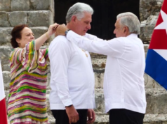 Concluye visita de presidente de Cuba en México