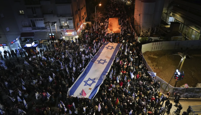 Miles protestan contra reforma judicial en Israel