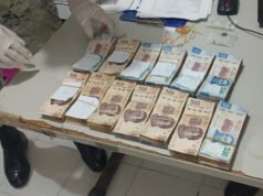 Aseguran aproximadamente 650 mil pesos en efectivo
