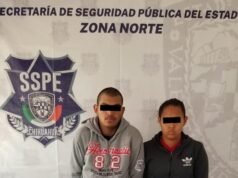 Detiene SSPE a pareja con arma de fuego en Ciudad Juárez