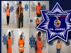 Policías municipales detuvieron a ocho personascon orden de aprehensión