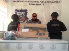 Detiene SSPE a sujeto armado en la vía pública