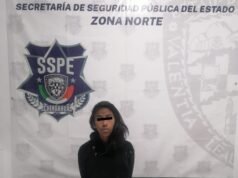 Detuvo SSPE en Juárez a mujer a bordo de vehículo robado