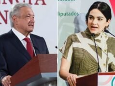 Agradece Andrea Chávez el apoyo del presidente ante los ataques