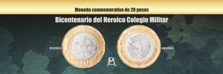 Emite Banxico nueva moneda de 20 pesos