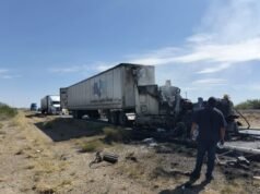 Cierran tramo carretero Juárez-Ahumada por accidente