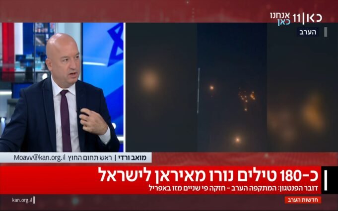 Irán lanza ataque con misiles contra Israel