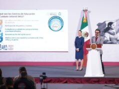 Claudia Sheinbaum Pardo presentó los Centros de Educación y Cuidado Infantil