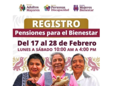 Hoy, último día de registro para Pensiones Bienestar