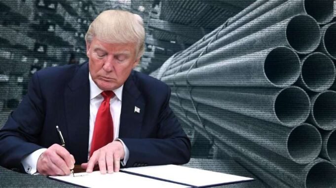 Trump impone aranceles del 25% al acero y al aluminio