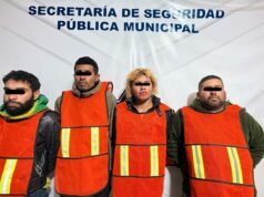 Detienen a tres sujetos y una mujer que transportaban más de un kilo de cristal