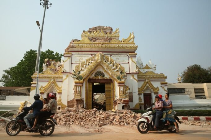 Aumenta a 1,644 cifra de muertos tras fuerte terremoto en Myanmar
