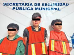 Tras persecución detienen a tres sujetos por narcomenudeo, resistencia a particulares y daños al patrimonio municipal